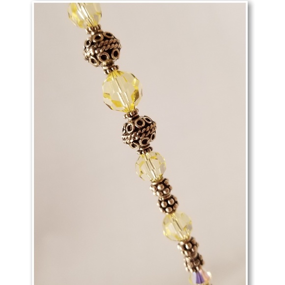 Sterling Silver and Swarovski Bracelet - Picture 3 of 8